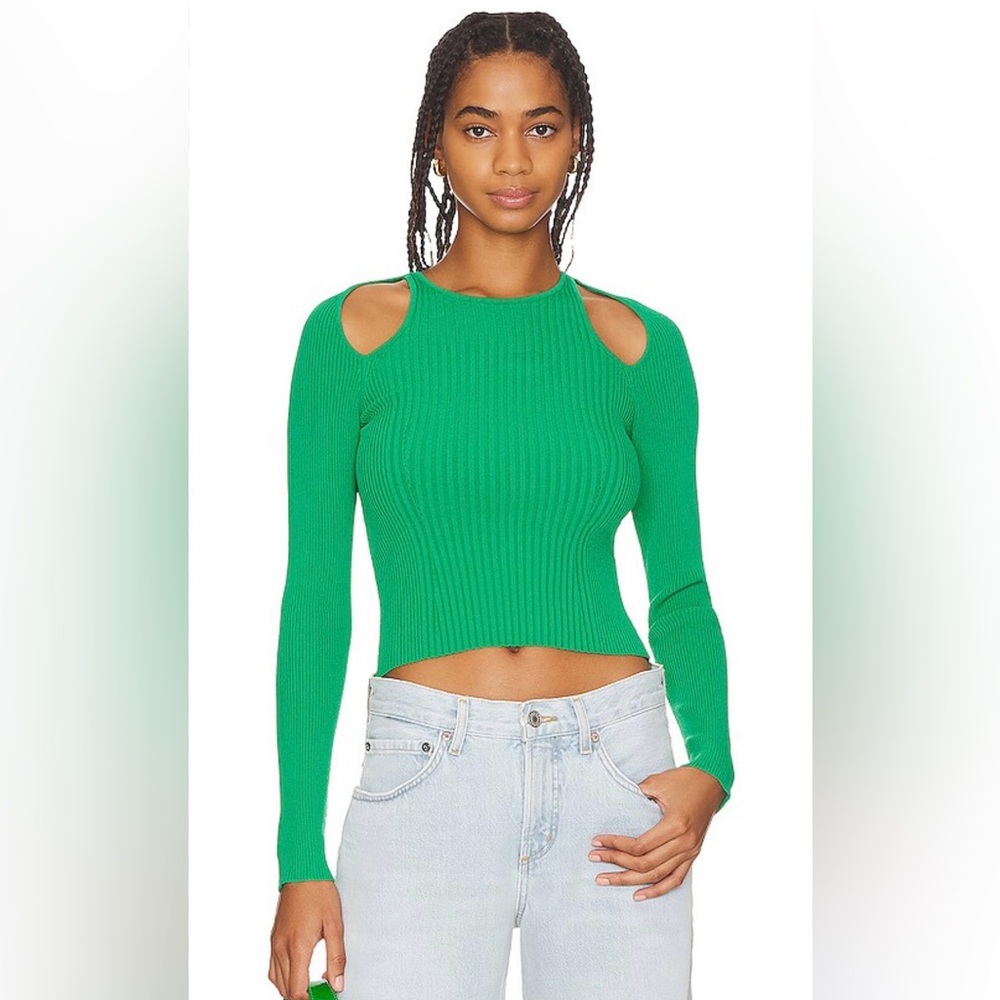 Astr the Label Eris Sweater in Green Size Large